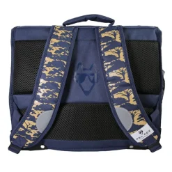 Cartable 38 cm Lion- 2 compartiments- marine- Pol Fox