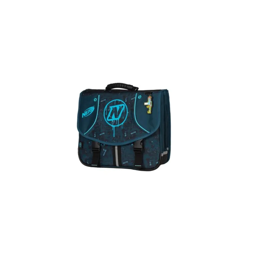 Cartable 38 CM NERF SPLASH-2 compartiments- noir- Kid'Abord