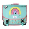 Cartable 38 cm Rainbow- 2 compartiments- vert turquoise- Pol Fox