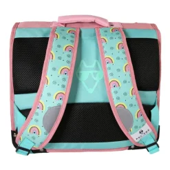 Cartable 35 cm Rainbow- 2 compartiments- vert turquoise- Pol Fox
