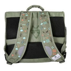 Cartable 35 cm Road Trip- 2 compartiments- vert- Pol Fox