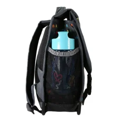 Cartable 38 cm Space Invader- 2 compartiments- gris- Pol Fox