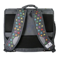 Cartable 41 cm Space Invader- 2 compartiments- gris- Pol Fox
