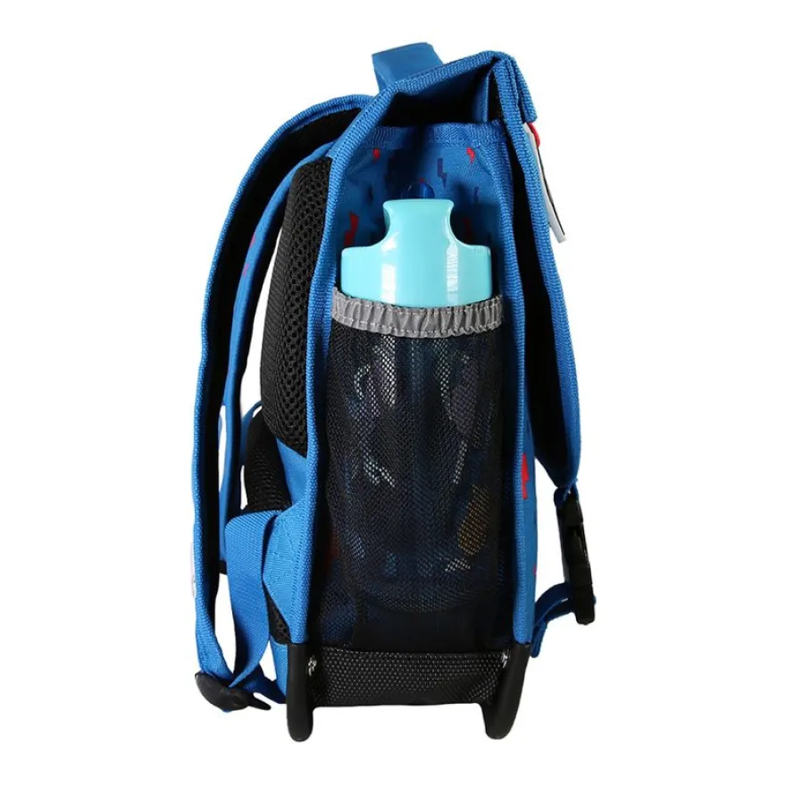 Cartable 35 cm Wonder Fox- 2 compartiments- bleu- Pol Fox