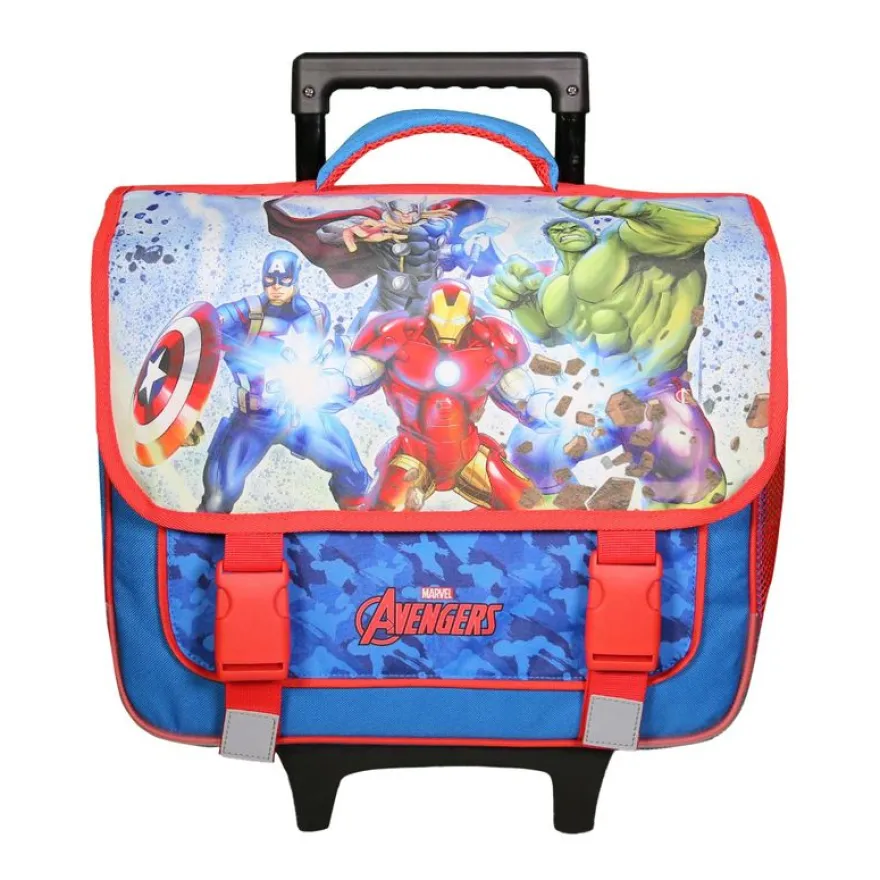 Cartable à roulettes Avengers - 2 compartiments - multicolore - Bagtrotter