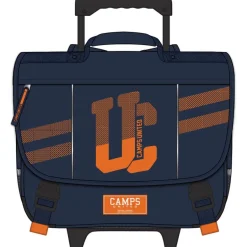 Cartable à roulettes Camps Athleisure 38 cm - 2 compartiments - bleu foncé - Kid'Abord