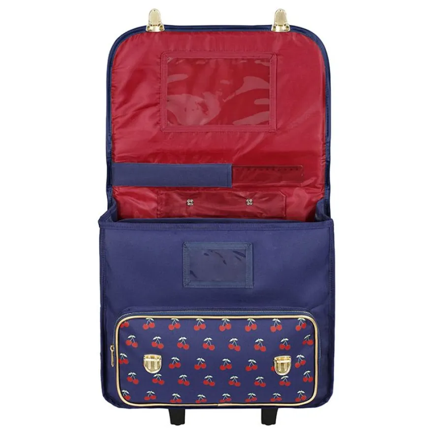Cartable à roulettes Cherry 38 cm - 2 compartiments - Viquel