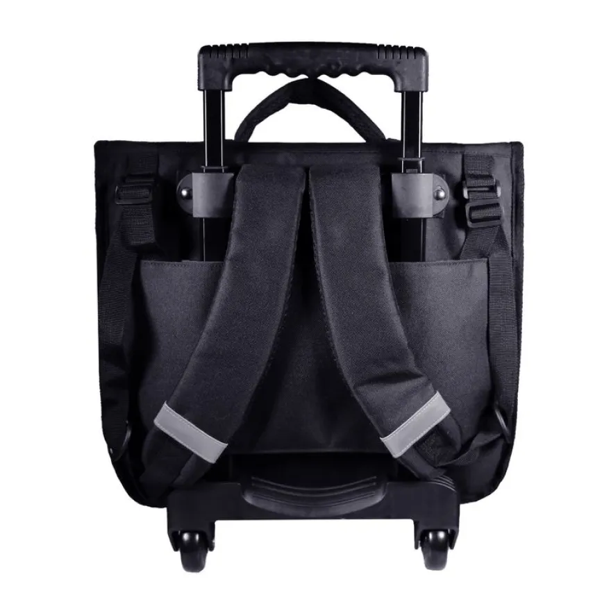 Cartable à roulettes Fast and Furious - 2 compartiments - noir - Bagtrotter