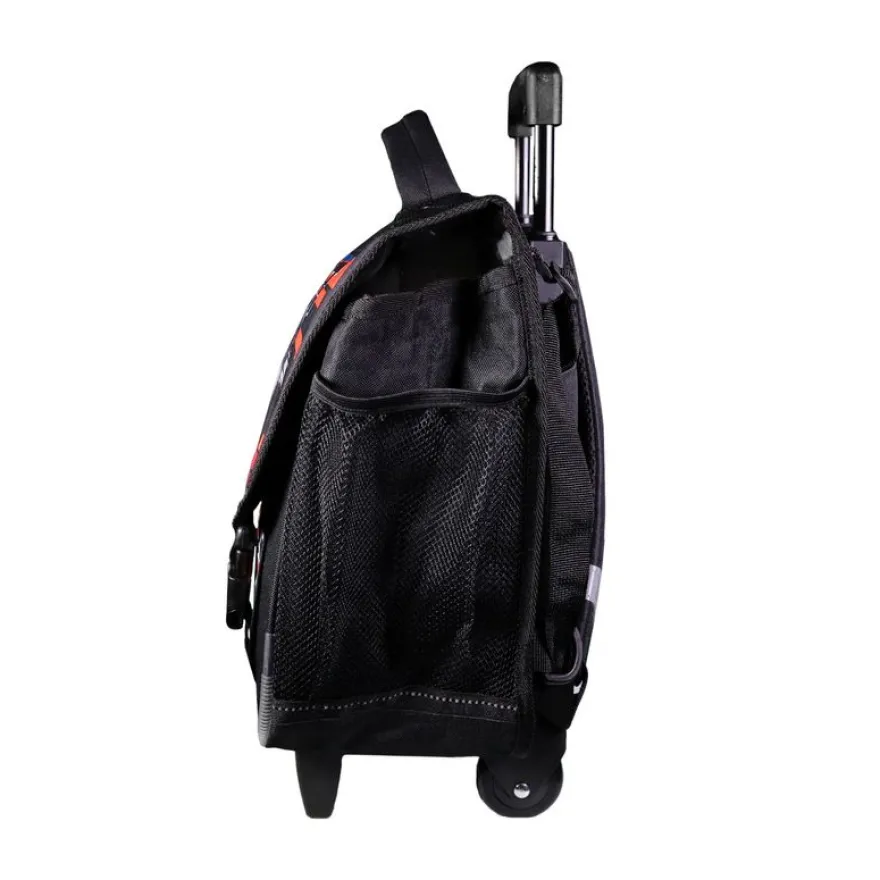 Cartable à roulettes Fast and Furious - 2 compartiments - noir - Bagtrotter