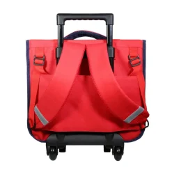 Cartable à roulettes Ligue 1 38 cm - 2 compartiments - gris - Bagtrotter