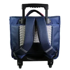Cartable à roulettes Phileas Etoiles 38 cm - 2 compartiments - bleu - Bagtrotter