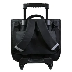 Cartable à roulettes Tortues Ninja 38 cm - 2 compartiments - noir - Bagtrotter