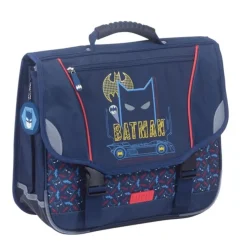 Cartable Batman 38 cm - 2 compartiments - bleu marine - Kid'Abord