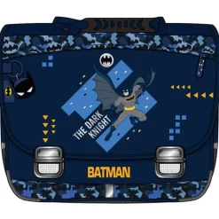 Cartable Batman Darknight 38 cm - 2 compartiments - bleu nuit - Kid'Abord