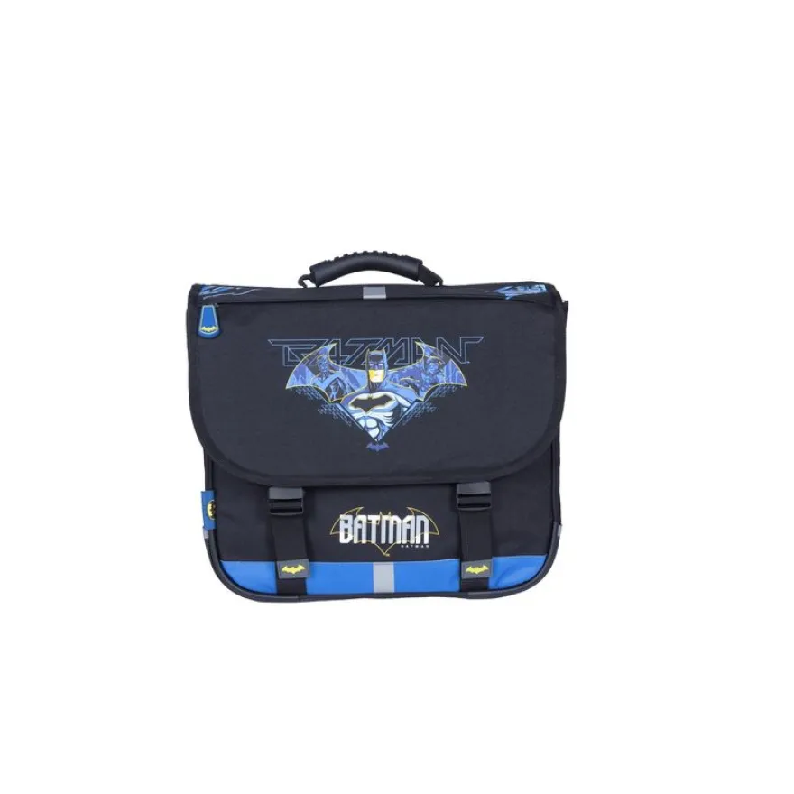 Cartable Batman Darknight 38 cm - 2 compartiments - noir - Kid'Abord