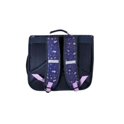 Cartable Bella Sara - 38 cm - 2 compartiments - Marine - Kid'Abord