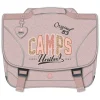 Cartable Camps Lovely 38 cm - 2 compartiments - rose - Kid'Abord