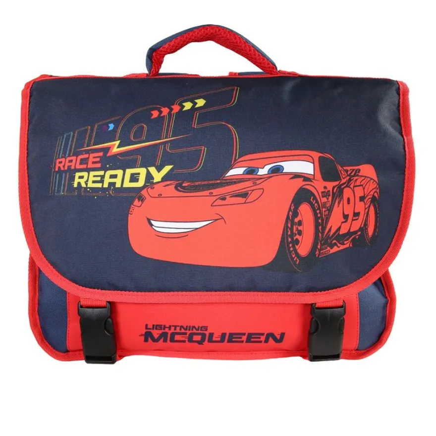 Cartable Cars - 38cm - 2 compartiments - rouge - Bagtrotter
