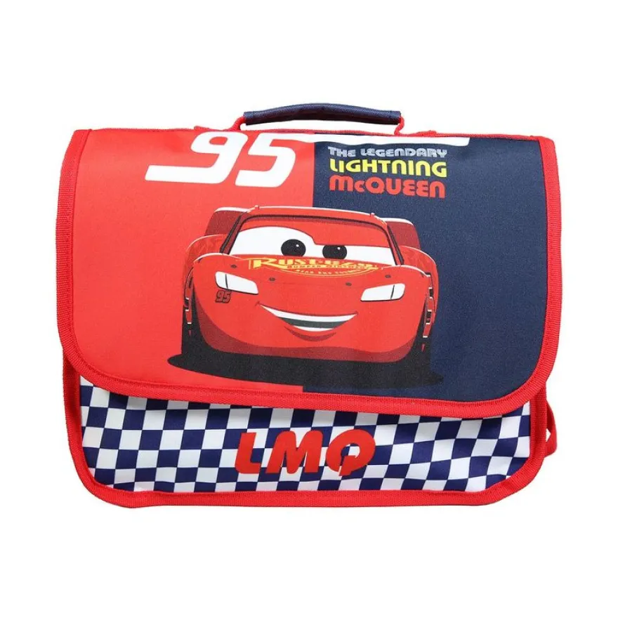 Cartable Cars 32 cm - 1 compartiment - bleu - Bagtrotter