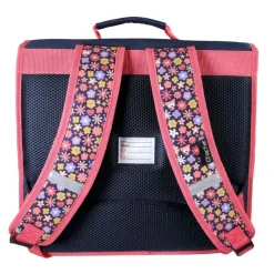 Cartable Chacha - 36 cm - 2 compartiments - Marine - Kid'Abord