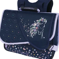 Cartable Cheval - 38 cm - 2 compartiments - Oberthur
