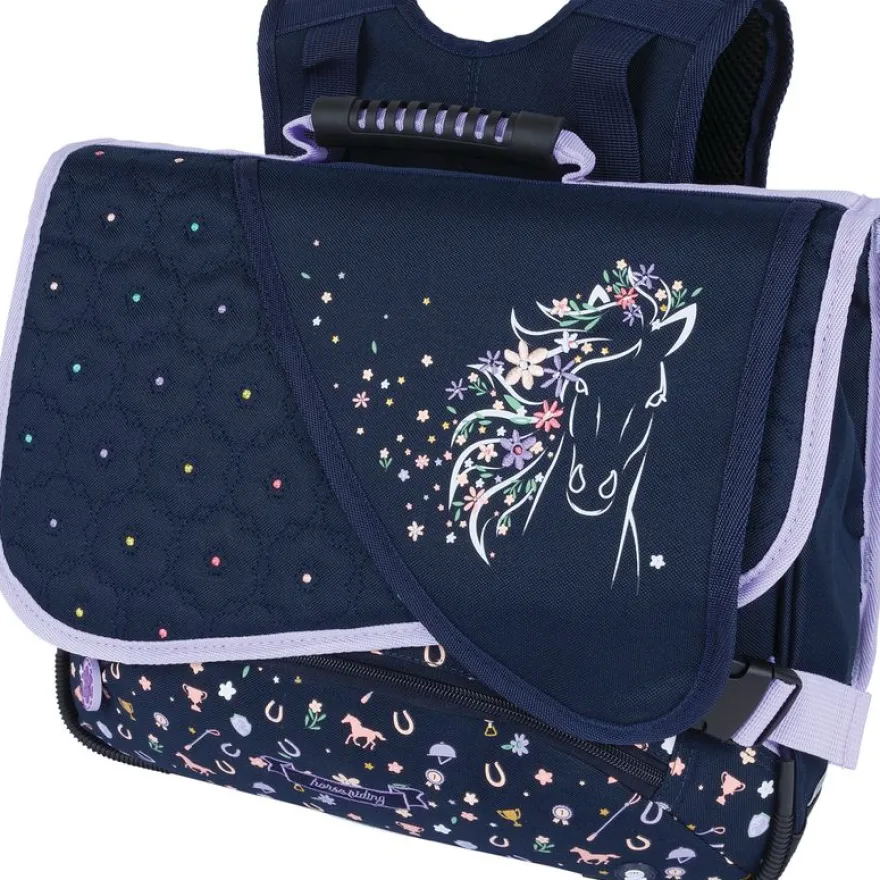 Cartable Cheval - 38 cm - 2 compartiments - Oberthur