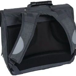 Cartable Cheval - 38 cm - 2 compartiments - gris chine - Oberthur