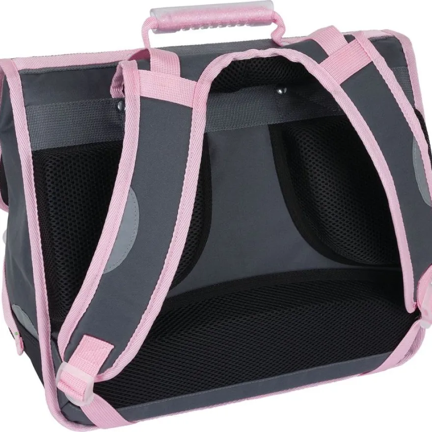 Cartable Cosmic Girl - 38 cm - 2 compartiments - gris anthracite - Oberthur