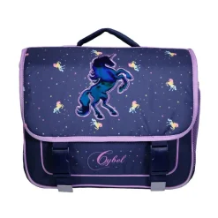 Cartable Cybel - 38 cm - 2 compartiments - bleu - Bagtrotter