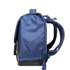 Cartable Cybel 38 cm - 2 compartiments - bleu marine et doré - Bagtrotter