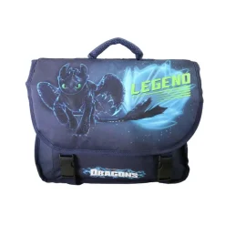 Cartable Dragon - 38 cm - 2 compartiments - Marine - Bagtrotter