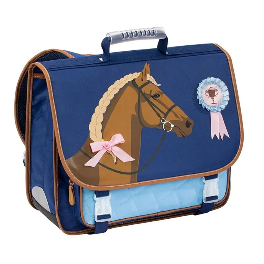 Cartable Equestre - 38 X 32 15 cm - 2 compartiments - Viquel