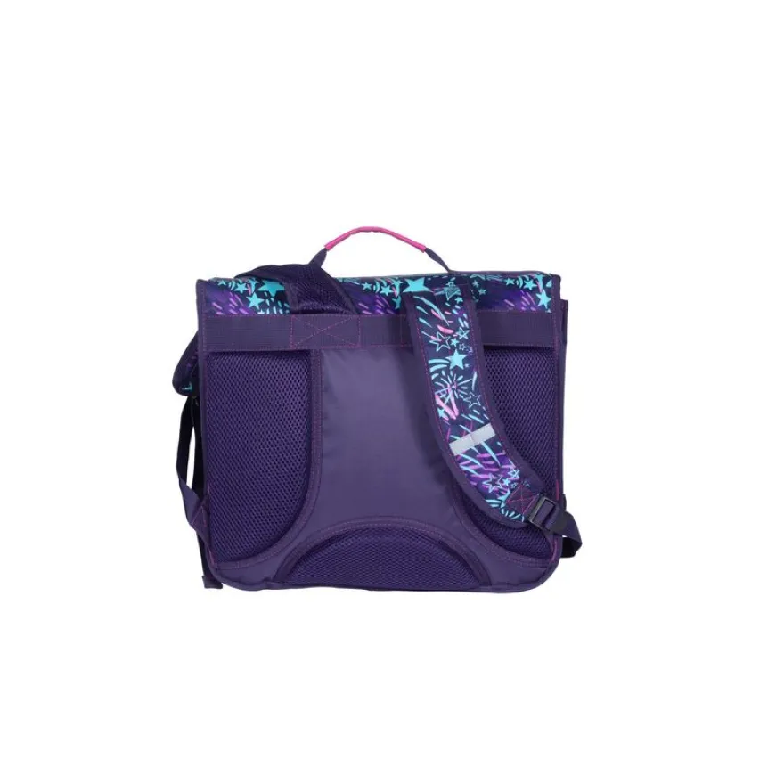 Cartable Ettavee Bright 38 cm - 2 compartiments - violet - Kid'Abord