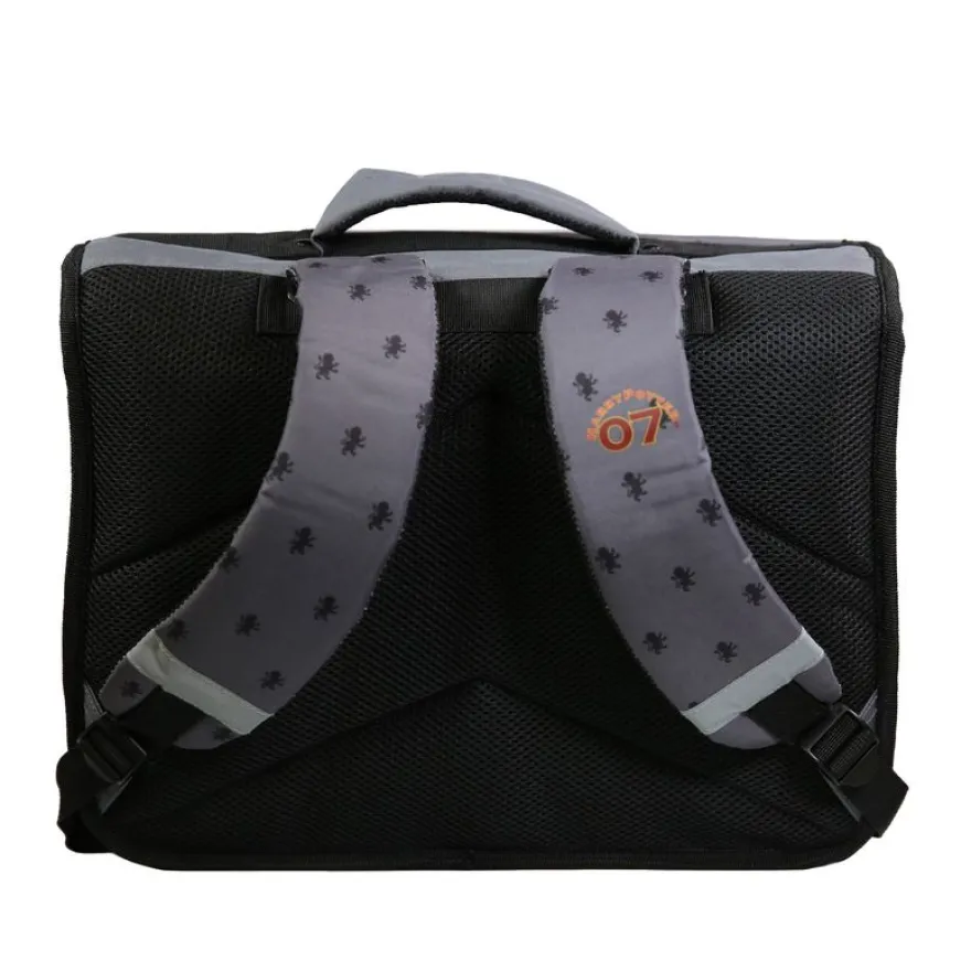 Cartable Harry Potter 38 cm - 2 compartiments - gris - Bagtrotter