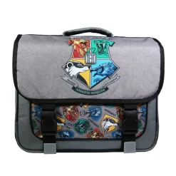 Cartable Harry Potter 38 cm - 2 compartiments - gris - Bagtrotter