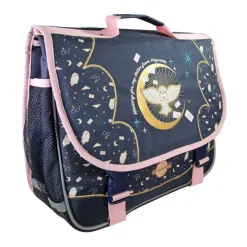 Cartable Hedwig - 38 cm - 2 compartiments - Marine - Kid'Abord