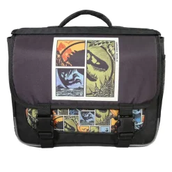 Cartable Jurassic world - 38cm - 2 compartiments - noir - Bagtrotter