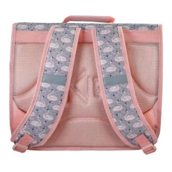 Cartable Kip Cygne - 38 cm - 2 compartiments - Rose - Kid'Abord