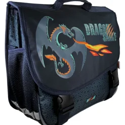Cartable Kip Dragon - 38 cm - 2 compartiments - Marine - Kid'Abord