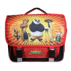Cartable Kung Fu Panda - 38 cm - 2 compartiments - rouge - Bagtrotter