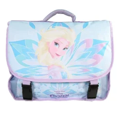 Cartable La Reine des neiges - 38cm - 2 compartiments - turquoise - Bagtrotter