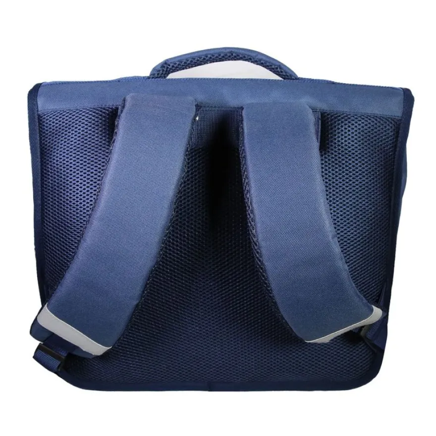 Cartable Lili Lou - 38 cm - 2 compartiments - bleu - Bagtrotter