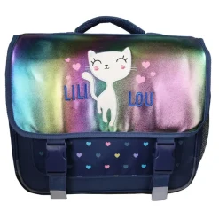 Cartable Lili Lou - 38cm - 2 compartiments - marine - Bagtrotter