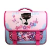 Cartable Lililou 38 cm - 2 compartiments - rose - Bagtrotter