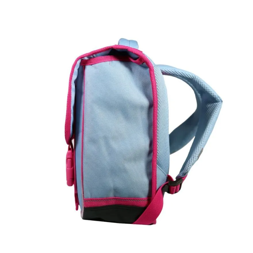 Cartable Lililou 38 cm - 2 compartiments - rose - Bagtrotter