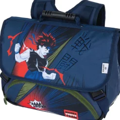 Cartable Manga - 38 cm - 2 compartiments - marine - Oberthur