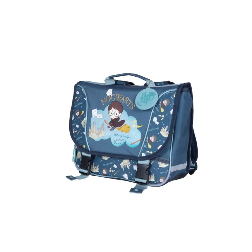 Cartable marternelle Harry Potter Chibi - 35 cm - 2 compartiments - Harry ou Hermione - Kid'Abord