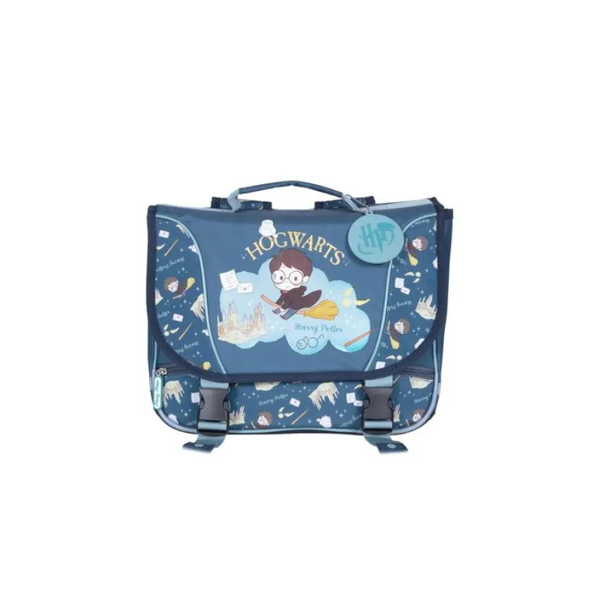 Cartable marternelle Harry Potter Chibi - 35 cm - 2 compartiments - Harry ou Hermione - Kid'Abord