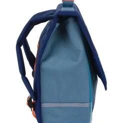 Cartable maternelle Dino - 35 cm - 1 compartiment - bleu et gris - Oberthur