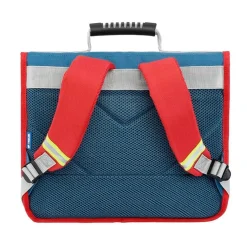 Cartable maternelle Mini Pompier - 35 cm - 1 compartiment - bleu - Viquel